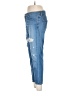 Express Hearts Blue Jeans Size 4 - photo 5
