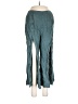 YFB Teal Linen Pants Size L - photo 1