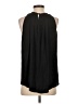 Aqua 100% Polyester Black Sleeveless Blouse Size S - photo 2