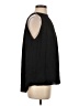 Aqua 100% Polyester Black Sleeveless Blouse Size S - photo 4
