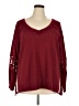 Torrid Burgundy Long Sleeve Top Size 2X Plus (2) - photo 1
