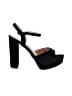 Forever Black Sandals Size 8 - photo 1