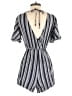 Trixxi 100% Rayon Chevron-herringbone Blue Romper Size S - photo 2