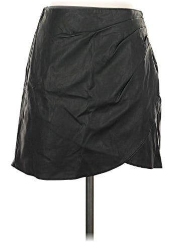 Abercrombie & Fitch Faux Leather Skirt (view 1)
