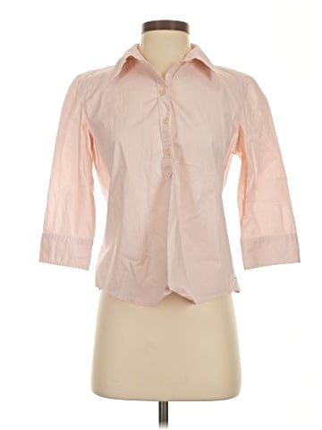 Abercrombie & Fitch 3/4 Sleeve Button-Down Shirt (view 1)