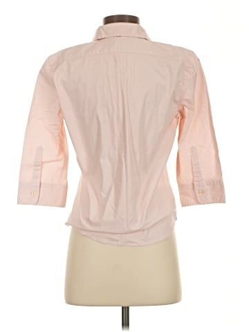 Abercrombie & Fitch 3/4 Sleeve Button-Down Shirt (view 2)