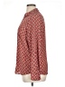 The Limited 100% Polyester Print Orange Long Sleeve Blouse Size XL - photo 5