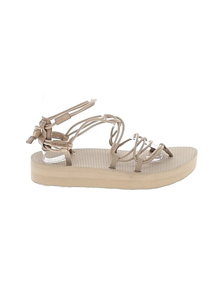 Pre-owned Teva Sandals In Tan