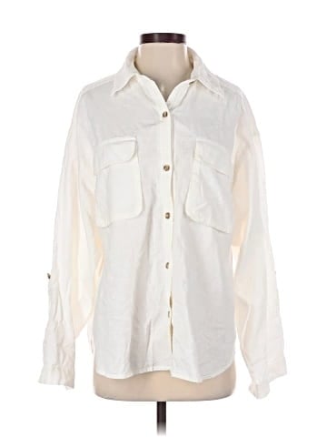 We the Free Long Sleeve Button-Down Shirt (view 1)