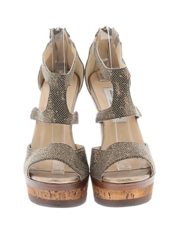 Jimmy Choo Glitter Platform Sandals (view 2)
