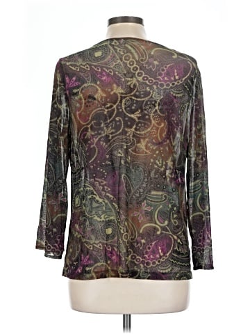 August Silk 3/4 Sleeve Blouse (view 2)