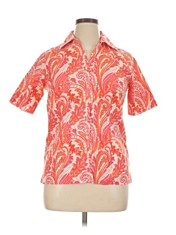 Lands' End Short Sleeve Blouse (view 1)