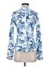 Tommy Bahama Print Blue Track Jacket Size S - photo 1