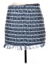 Aqua 100% Polyester Tweed Blue Denim Skirt Size XL - photo 2