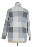 Lands' End 100% Polyester Checkered-gingham Gray Pullover Sweater Size 1X - photo 2