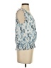Eclair 100% Polyester Blue Sleeveless Blouse Size S - photo 4