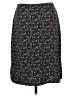 Axcess 100% Polyester Print Black Casual Skirt Size M - photo 2