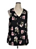 Daniel Rainn 100% Polyester Black Sleeveless Blouse Size XL - photo 1