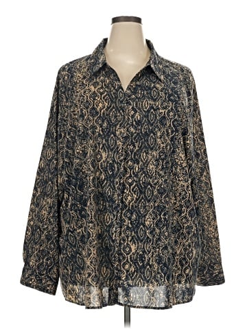 Catherines Long Sleeve Blouse (view 1)