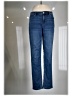 J.Jill Solid Blue Jeans Size 8 (tall) - photo 1