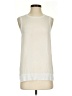 Theory 100% Rayon Ivory Sleeveless Blouse Size S - photo 1