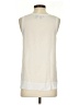 Theory 100% Rayon Ivory Sleeveless Blouse Size S - photo 2