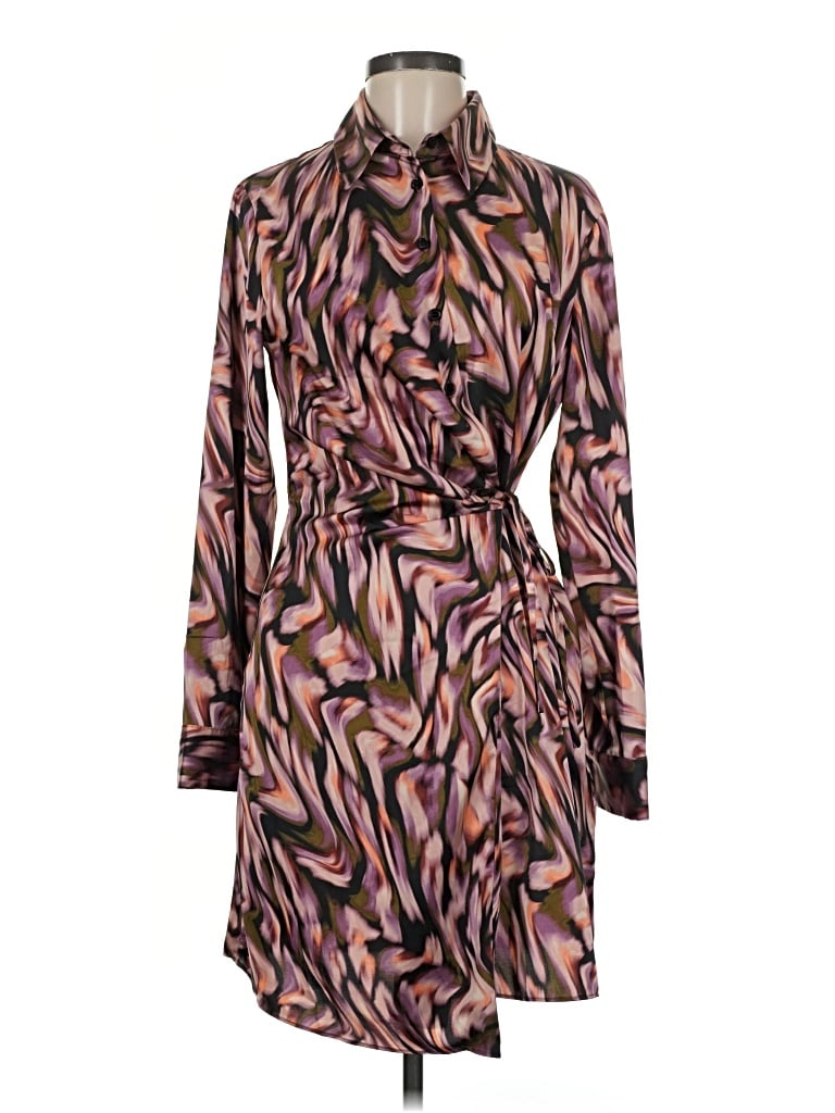 Pre-owned Donna Morgan Kimono In Purple