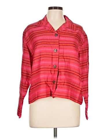 Chico's Design 3/4 Sleeve Button-Down Shirt (view 1)
