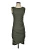 Leith Solid Gray Casual Dress Size S - photo 1