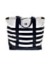 Tommy Hilfiger 100% Polyester Stripes Gray Tote One size - photo 1