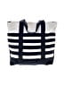 Tommy Hilfiger 100% Polyester Stripes Gray Tote One size - photo 3