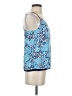 Lilly Pulitzer 100% Polyester Blue Sleeveless Blouse Size XS - photo 4