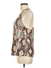 Rory Beca Tan Sleeveless Blouse Size M - photo 5