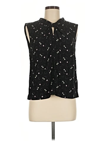 Rebecca Taylor Sleeveless Silk Top (view 1)