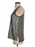Banana Republic 100% Polyester Silver Sleeveless Blouse Size S - photo 5