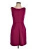Milly Solid Burgundy Cocktail Dress Size 4 - photo 1