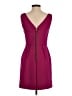 Milly Solid Burgundy Cocktail Dress Size 4 - photo 2