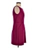 Milly Solid Burgundy Cocktail Dress Size 4 - photo 4