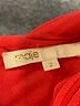 Maje Stripes Red Cocktail Dress Size Med (2) - photo 7