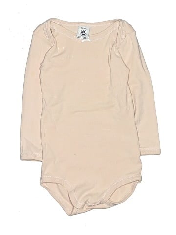 Petit Bateau Long Sleeve Onesie (view 1)