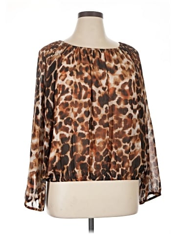 Calvin Klein Long Sleeve Blouse (view 1)