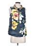 Unbranded Floral Blue Vest Size S (estimated) - photo 1