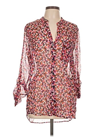Diane von Furstenberg 3/4 Sleeve Silk Top (view 1)