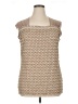 Christopher & Banks Tan Sleeveless Blouse Size XL - photo 1