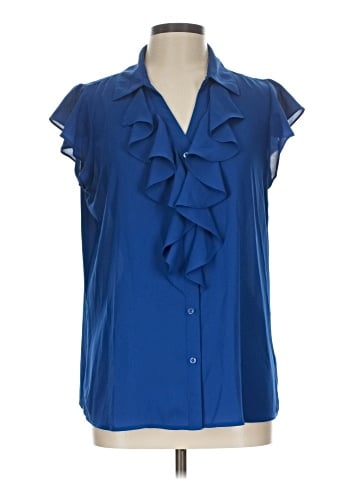 Calvin Klein Short Sleeve Blouse (view 1)