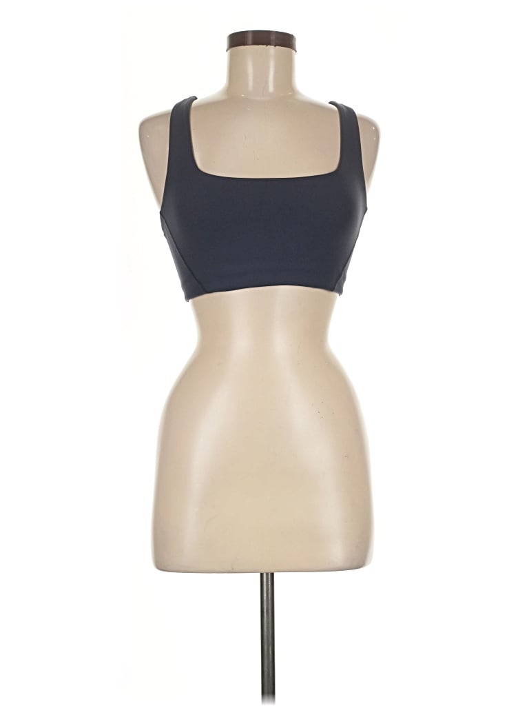 Pre-owned Lyaner Tank Top Blue Halter Neckline Tops