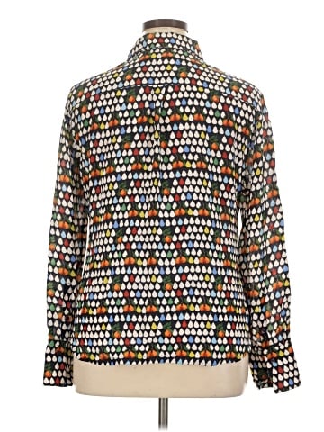 Assorted Brands Long Sleeve Silk Top (view 2)