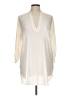 Lush 100% Polyester Ivory 3/4 Sleeve Blouse Size L - photo 1