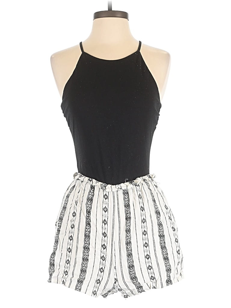 Pre-owned Lily Rose Romper In Black