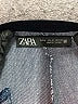 Zara Chevron-herringbone Blue Casual Pants Size M - photo 7